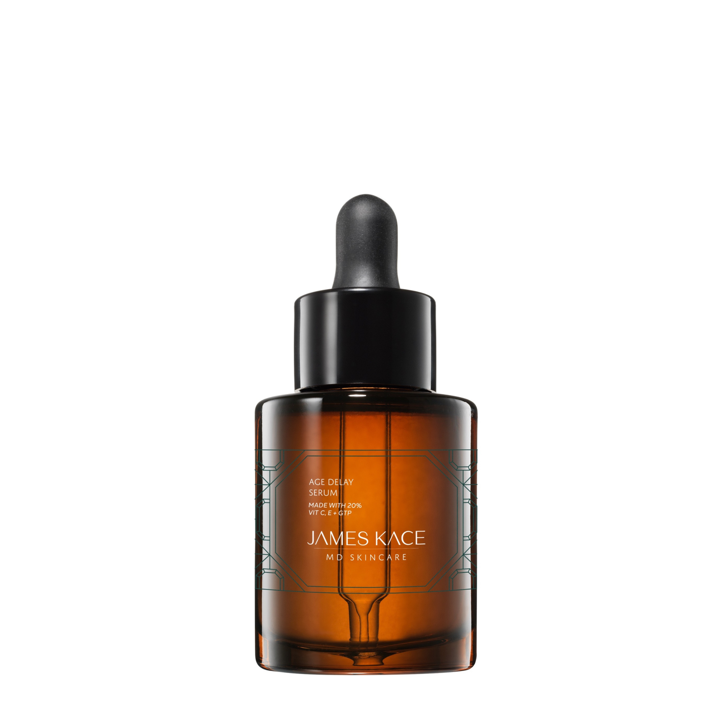 James Kace MD Skincare Age Delay Serum 20% Vitamin C E GTP antioxidant brightening serum