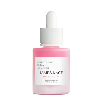 James Kace MD Skincare Lactic Acid Resurfacing Serum AHA exfoliant anti-aging serum